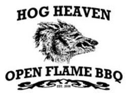 hog heaven flame bbq est 2000 open trademark trademarkia logo alerts email