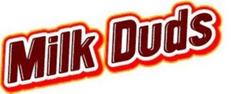 MILK DUDS Trademark Of HUHTAMAKI FINANCE B. V.. Serial Number: 85167745 ...