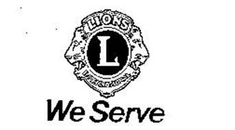 L Lions International We Serve Trademark Of International Association Of Lions Clubs The Lions Club Letterhead Template