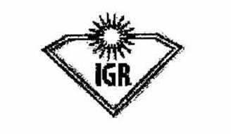 IGR Trademark of International Gemstone Registry Inc.. Serial Number ...