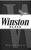W WINSTON BLACK BOLD BOX