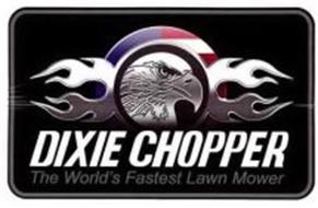 DIXIE CHOPPER THE WORLD'S FASTEST LAWN MOWER Trademark of JACOBSEN ...