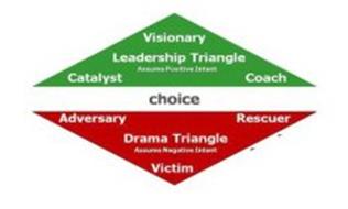 VISIONARY CATALYST COACH LEADERSHIP TRIANGLE ASSUME POSITIVE INTENT ...