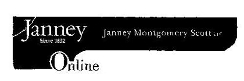 JANNEY JANNEY MONTGOMERY SCOTT LLC SINCE 1832 ONLINE