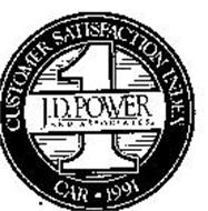 J.D. POWER AND ASSOCIATES CUSTOMER SATISFACTION INDEX CAR 1991
