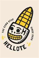 H, HELLOTE, SINCE 2020, THE CORN STOP