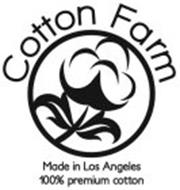 COTTON FARM MADE IN LOS ANGELES 100% PREMIUM COTTON Trademark of ...