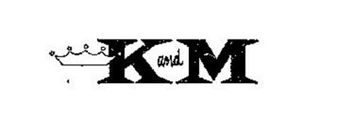 K AND M Trademark of K & M RUBBER COMPANY Serial Number: 72292276 ...