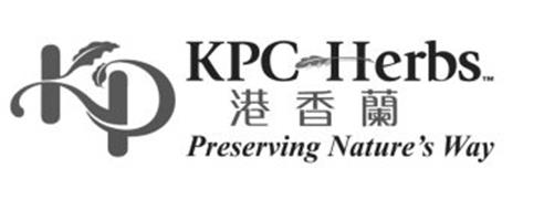 KP KPC HERBS - PRESERVING NATURE'S WAY Trademark of KPC Products, Inc ...