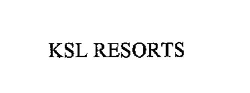 KSL RESORTS Trademark of KSL II MANAGEMENT OPERATIONS, LLC Serial ...