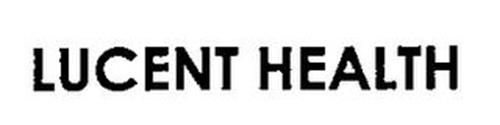 LUCENT HEALTH Trademark of Lucent Health Solutions, Inc