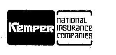 KEMPER NATIONAL INSURANCE COMPANIES Trademark of ...