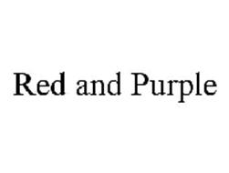 RED AND PURPLE