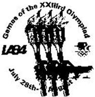 GAMES OF THE XXIIIRD OLYMPIAD LA84 JULY 28TH-AUGUST 12TH