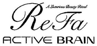 REFA ACTIVE BRAIN A LUXURIOUS BEAUTY RITUAL Trademark of MTG Co., Ltd