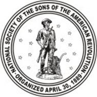 NATIONAL SOCIETY OF THE SONS OF THE AMERICAN REVOLUTION ORGANIZED APRIL ...