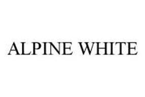 ALPINE WHITE