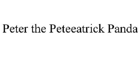 PETER THE PETEEATRICK PANDA