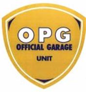 Opg Official Garage Unit Trademark Of Official Police Garage