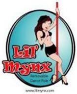 LIL' MYNX REMOVABLE DANCE POLE WWW.LILMYNX.COM