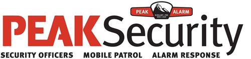 PEAK SECURITY PEAK ALARM BURGLARY · FIRE SINCE 1969 SECURITY SECURITY OFFICERS MOBILE PATROL ALARM RESPONSE PEAKSECURITY