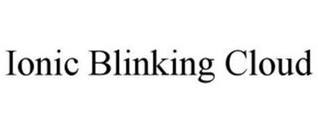 IONIC BLINKING CLOUD