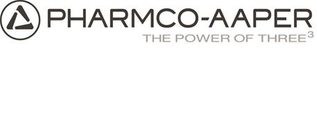 PHARMCO-AAPER THE POWER OF THREE 3 Trademark of Pharmco Products, Inc ...