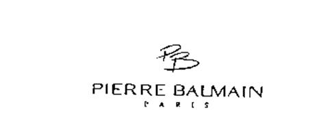 PB PIERRE BALMAIN PARIS Trademark of Pierre Balmain SA Serial Number ...