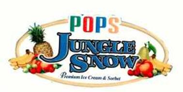 POPS JUNGLE SNOW PREMIUM ICE CREAM & SORBET