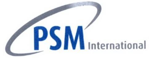 PSM INTERNATIONAL Trademark of PSM International Limited Serial Number