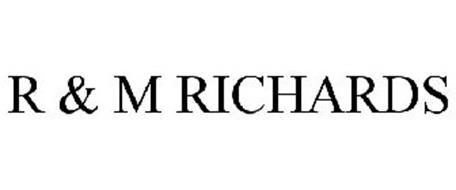 R & M RICHARDS Trademark of R & M Richards, Inc.. Serial Number ...