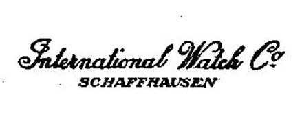 INTERNATIONAL WATCH CO. SCHAFFHAUSEN Trademark of RICHEMONT ...