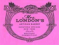 MRS. LONDON'S ARTISAN BAKERY SARATOGA SPRINGS NEW YORK WESTPORT CONNECTICUT