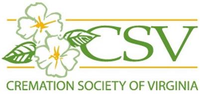 CSV CREMATION SOCIETY OF VIRGINIA Trademark Of SCI VIRGINIA FUNERAL ...