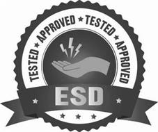 TESTED APPROVED TESTED APPROVED ESD