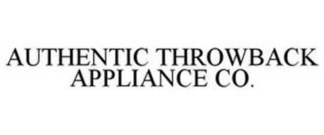 AUTHENTIC THROWBACK APPLIANCE CO.