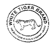 WHITE TIGER BRAND THE SIAM CEMENT PUBLIC COMPANY LIMITED Trademark of