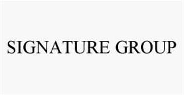 SIGNATURE GROUP Trademark of Signature Group LLC. Serial Number ...