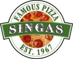 SINGAS FAMOUS PIZZA EST. 1967 Trademark of Singas Famous Pizza Brands ...