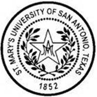 MA ST. MARY'S UNIVERSITY OF SAN ANTONIOTEXAS 1852 Trademark of St. Mary ...