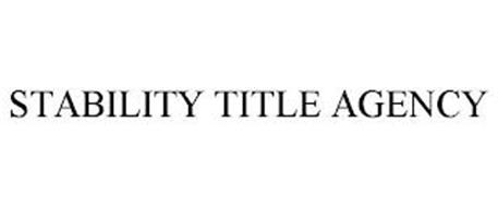 STABILITY TITLE AGENCY