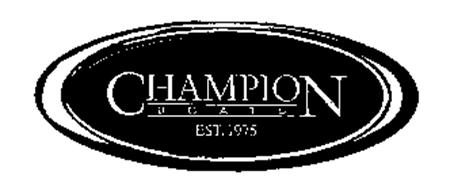 CHAMPION BOATS EST. 1975 Trademark of STRATOS BOATS, LLC Serial Number ...