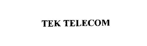 TEK TELECOM Trademark of TEKsystems, Inc.. Serial Number: 75850786 ...
