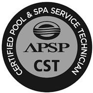 APSP CST CERTIFIED POOL & SPA SERVICE TECHNICIAN