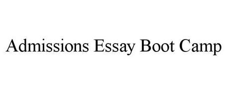 how to write college application essay boot camp