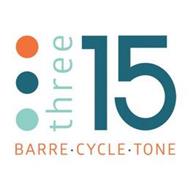 THREE 15 BARRE · CYCLE · TONE