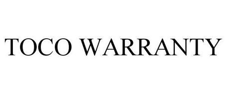 TOCO WARRANTY Trademark of Toco Warranty Corporation 