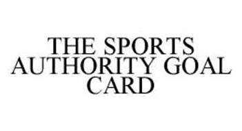 THE SPORTS AUTHORITY GOAL CARD
