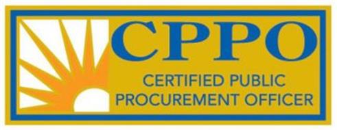 CPPO CERTIFIED PUBLIC PROCUREMENT OFFICER Trademark of Universal Public