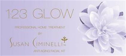 1-2-3 GLOW PROFFESIONAL HOME TREATMENT BY SUSAN CIMINELLI ANTI AGING FACIAL KIT